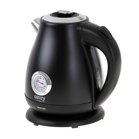 Camry | Kettle with a thermometer | CR 1344 | Electric | 2200 W | 1.7 L | Stainless steel | 360° rotational base | Black - 3
